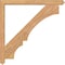 Ekena Millwork Balboa Arts & Crafts Smooth Bracket, Western Red Cedar, 3 1/2"W x 48"D x 48"H BKT04X48X48BOA03SWR - alternate 2